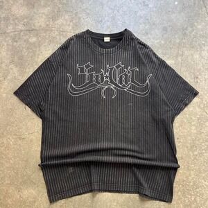 Vintage 90's y2k No Fear So Cal Striped T Shirt Size XL